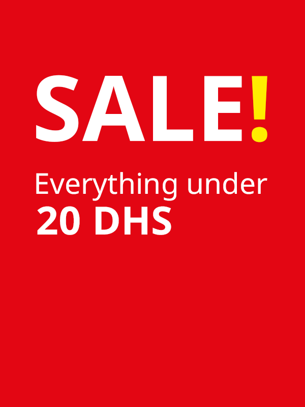 SALE under 20DH!