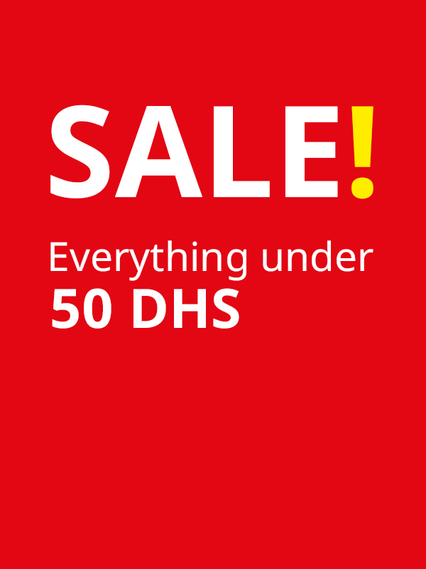 SALE under 50DH!