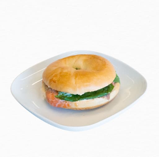 Salmon bagel
