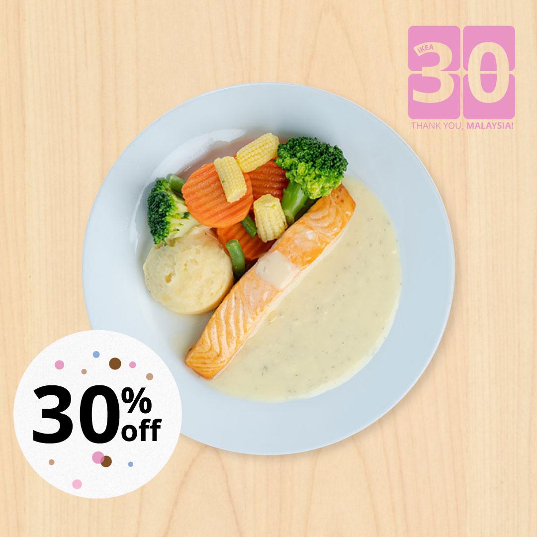 Salmon fillet at 30% off every Tuesday starts from 2 June
