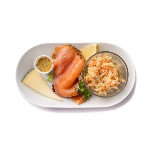 Salmon tasting plate