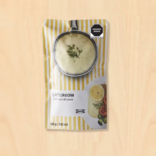 salsa de eneldo y limón