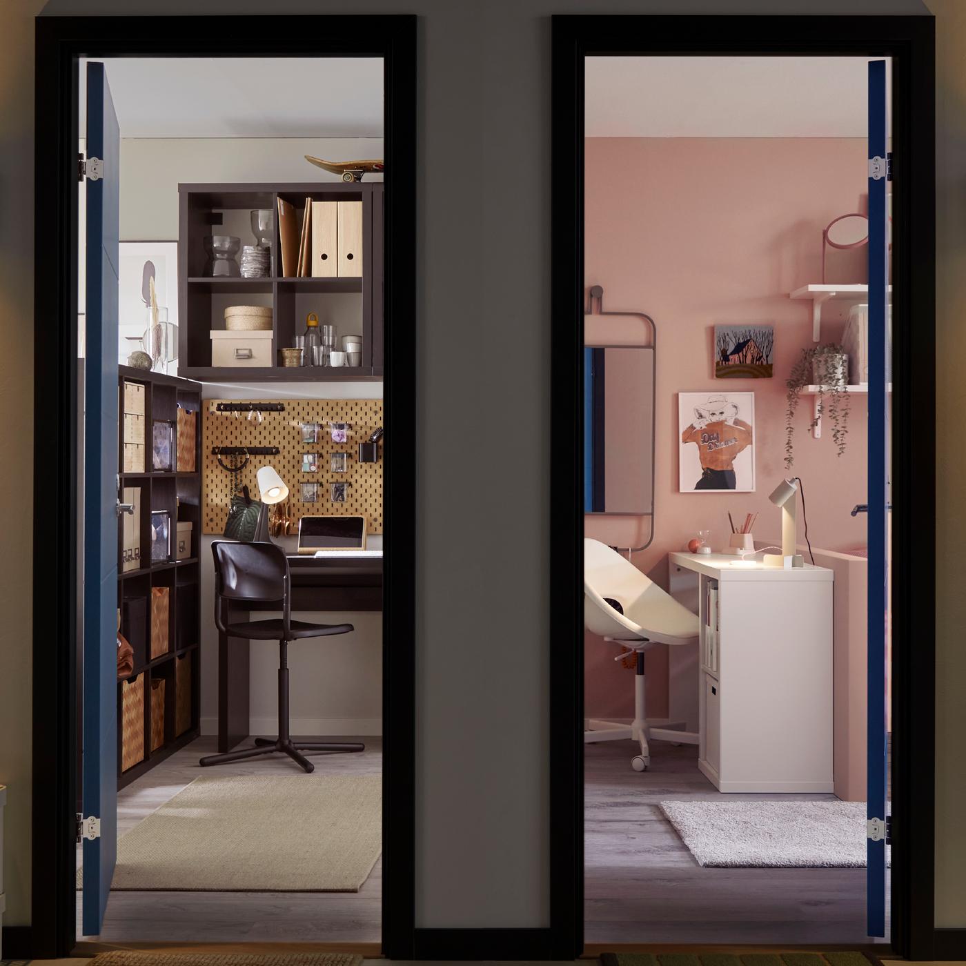 Same space, two looks