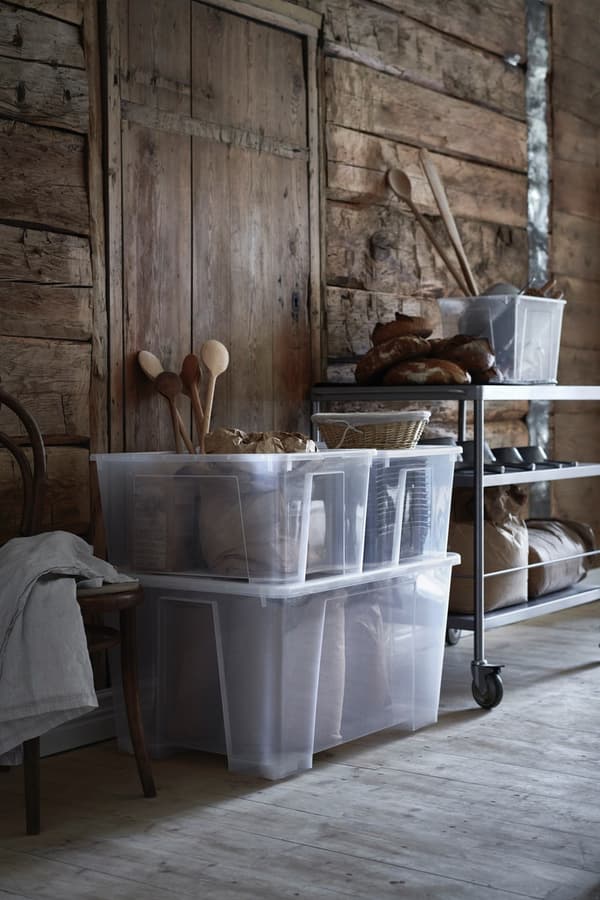 SAMLA storage box.