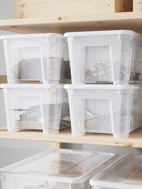 SAMLA storage boxes