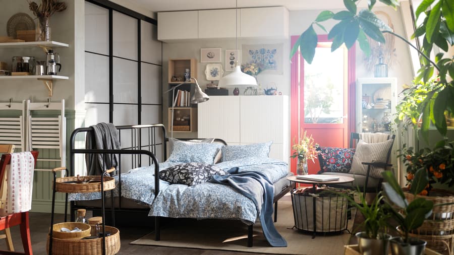 トラディショナルスタイルの小さなワンルームアパートのアイデア｜IKEA 