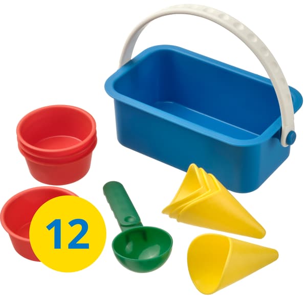 SANDIG 10-piece sand ice-cream set.