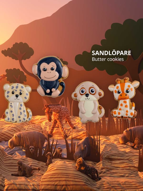 SANDLÖPARE butter cookie collection