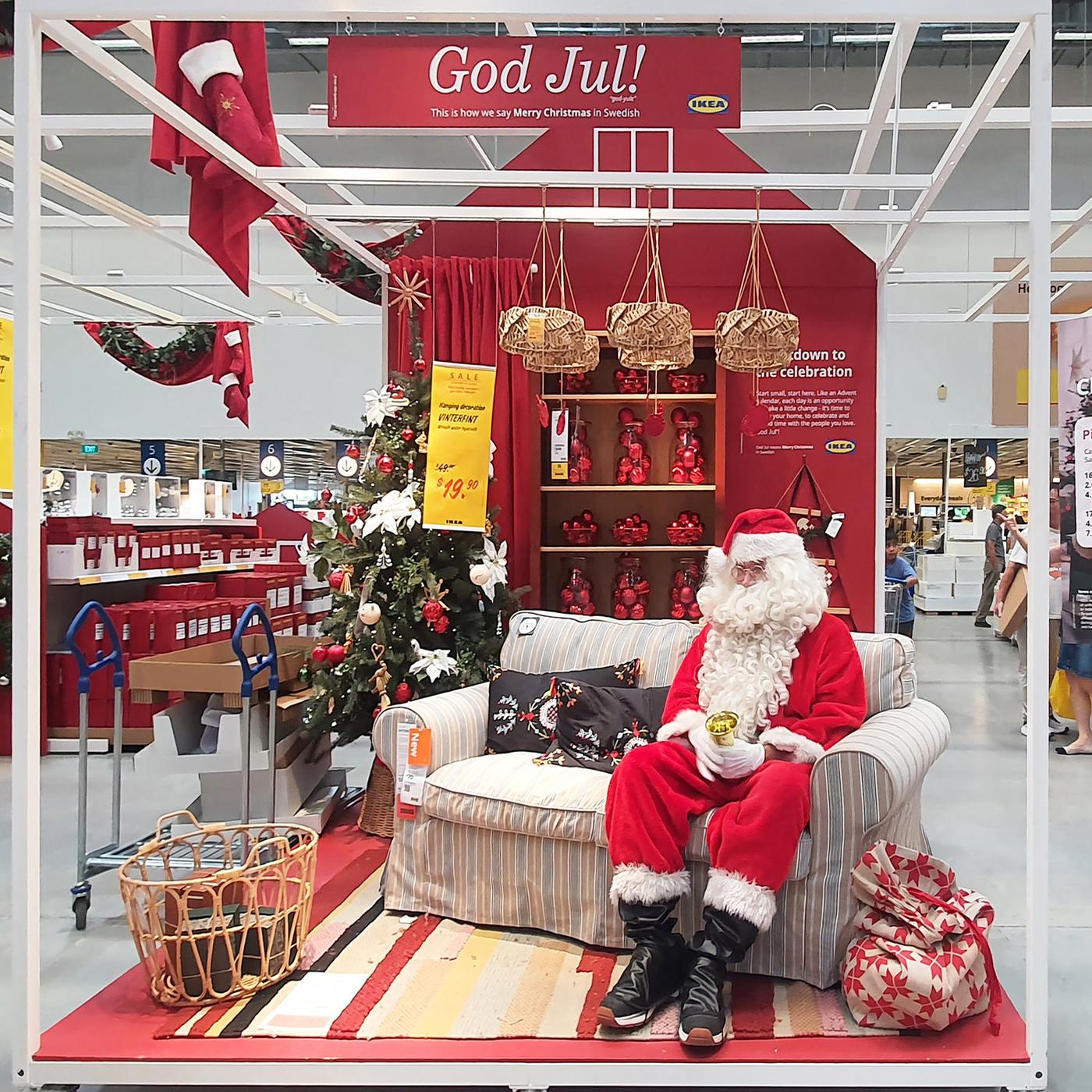 Santa selfie station