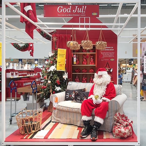 Santa selfie station