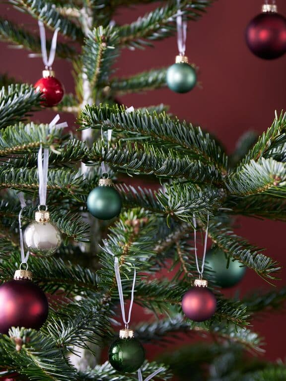 Sapin de noël décoré