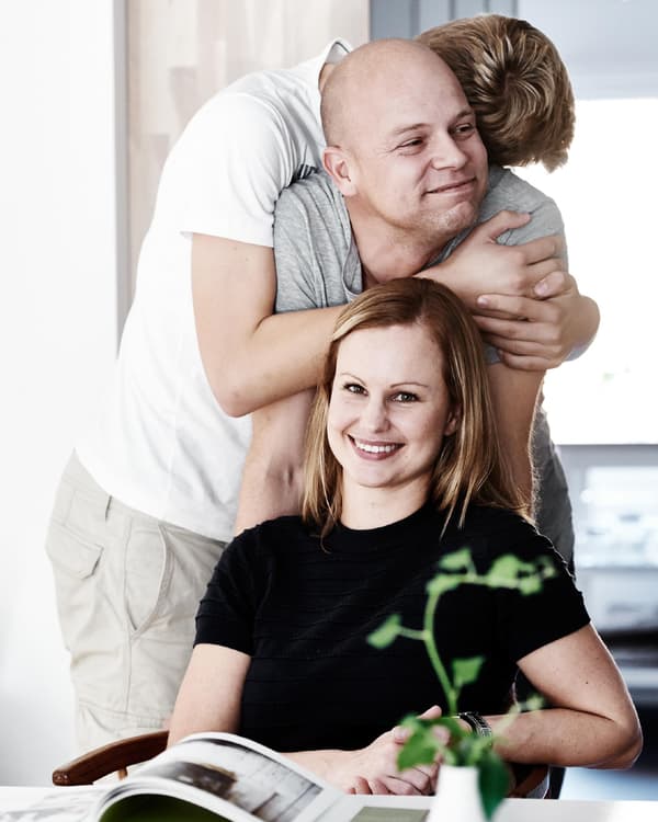 Sara e la sua famiglia.