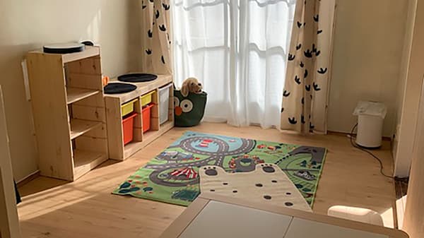 整理整頓されたお子さま向けの部屋。