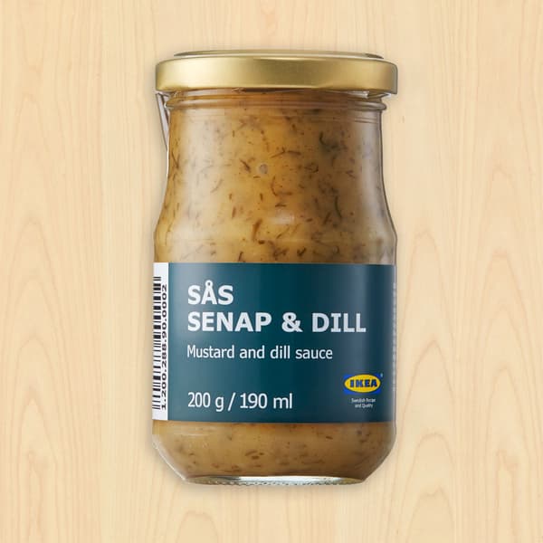 SÅS SENAP & DILL Mustard and dill sauce for salmon, 200g