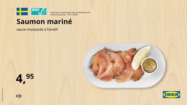 Saumon mariné