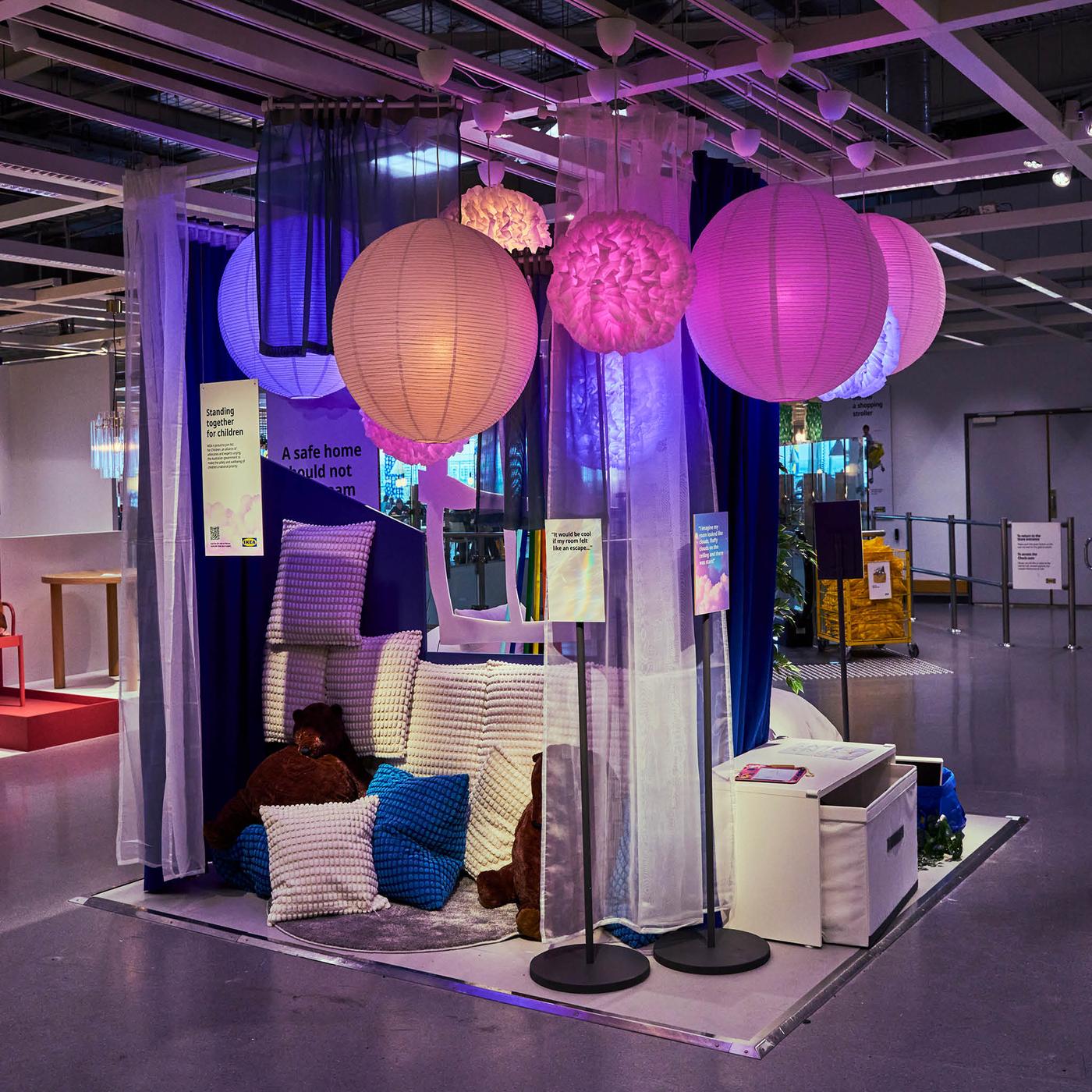 Save the children campaign in store