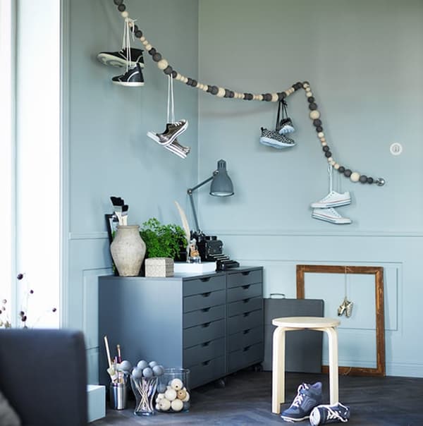 Schoenen opbergen - herinneringen - tips - IKEA wooninspiratie 