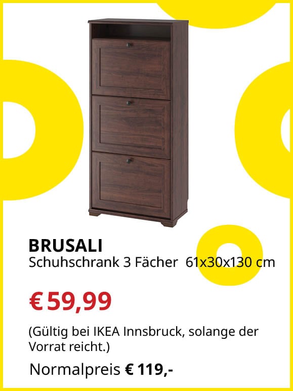 Schuhschrank braun