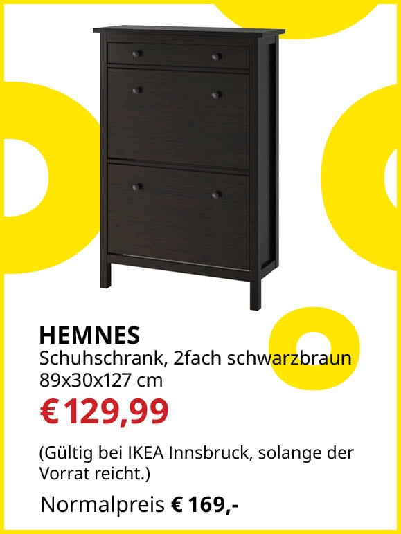 Schuhschrank schwarzbraun