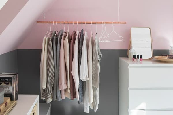 Schuin dak - inloopkast - tips - IKEA wooninspiratie 