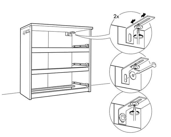 Secure IT for MALM drawer