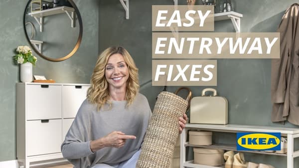 See episode: Easy Entryway Fixes.