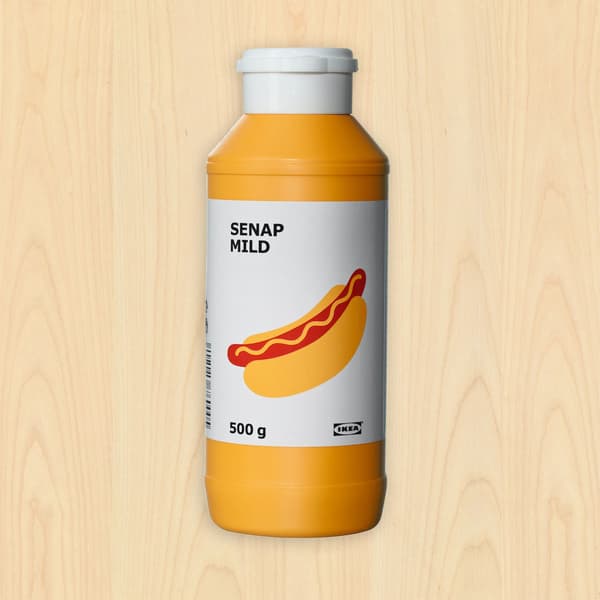 SENAP Mild mustard, 500g
