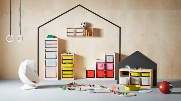 Série de rangements pour jouets TROFAST.