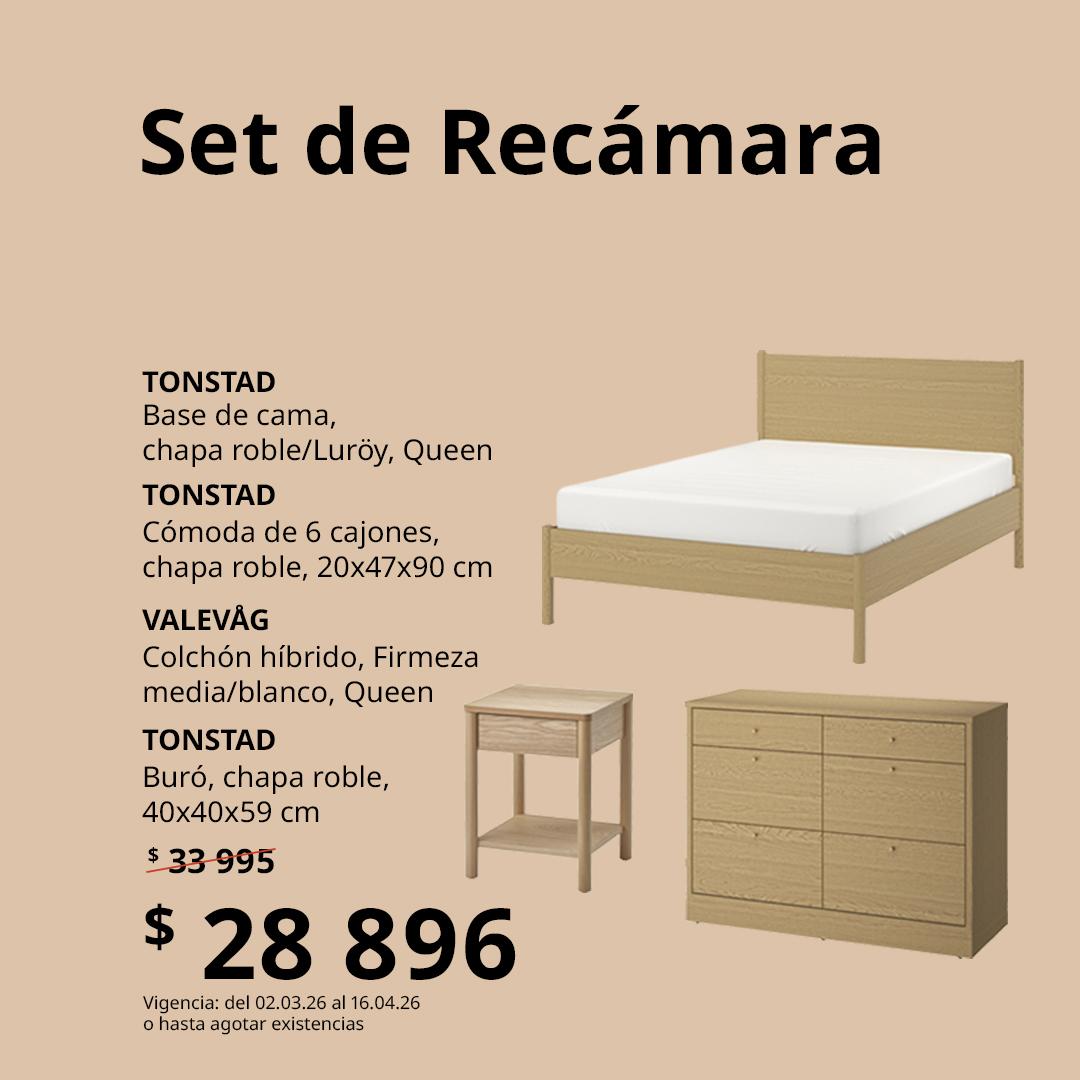 Set de recámara gráfico, TONSTAD + VALEVAG