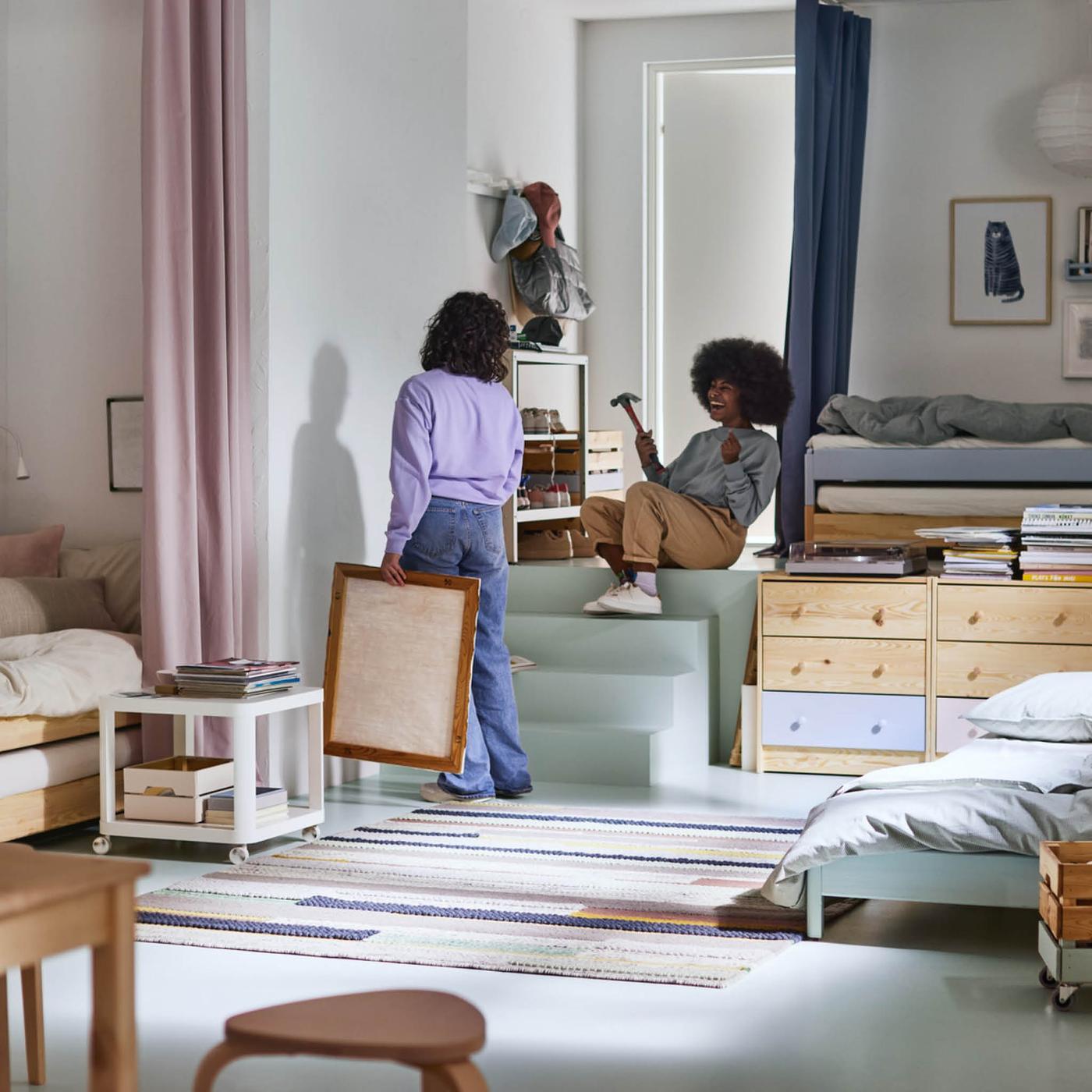 Sharing a small space with roommates