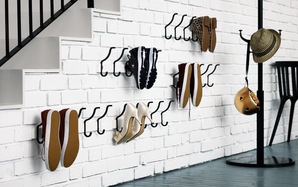 Shoe storage light box solution.