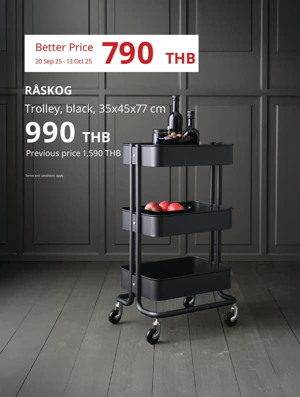Shop IKEA’s special deals from 20 Sep 25 – 13 Oct 25. Enjoy unbeatable prices on furniture, home décor, and must-have items.Limited offers, while stocks last.