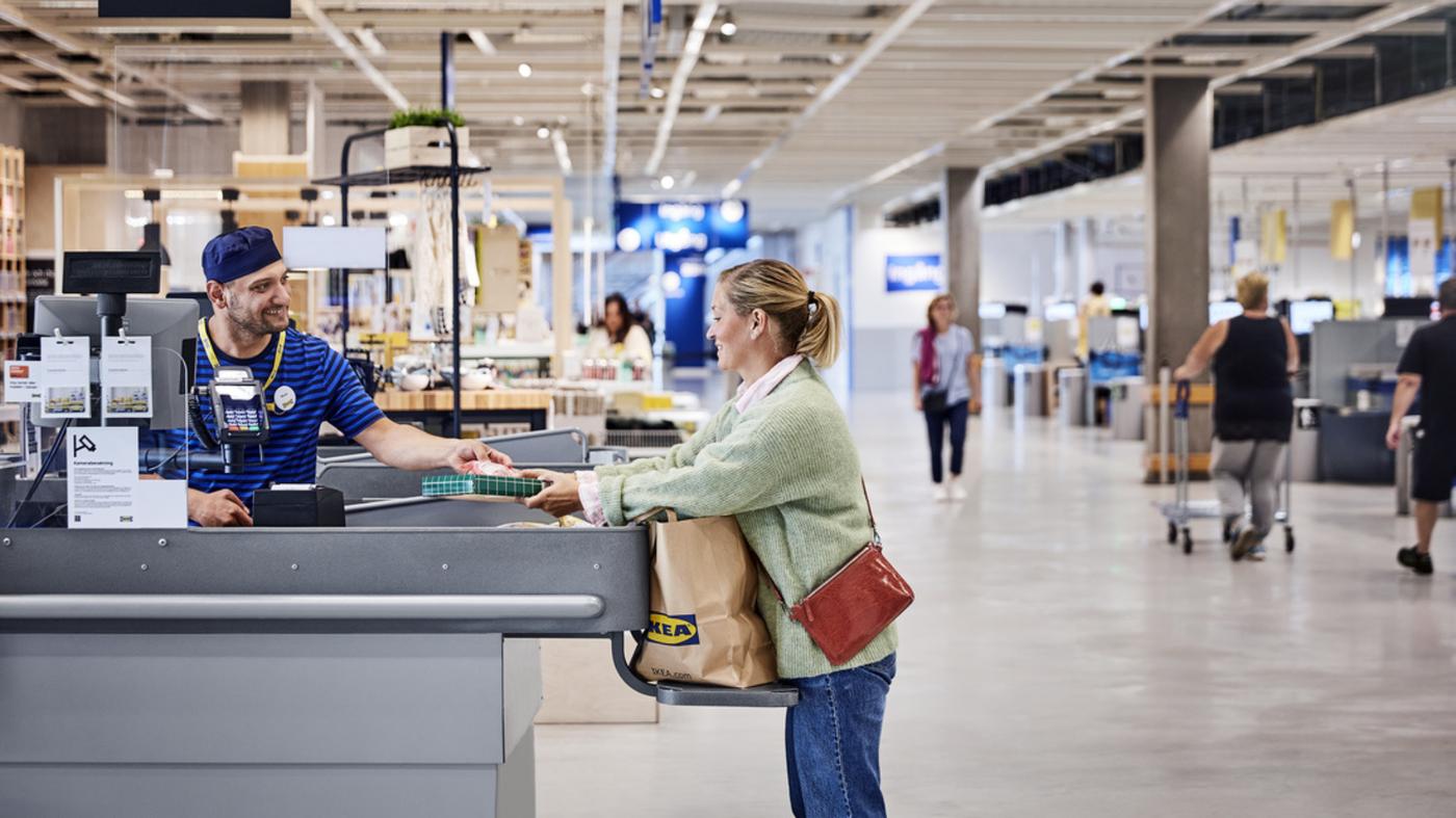 shopping in IKEA