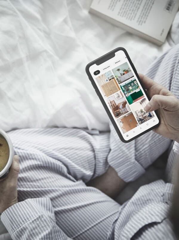shopping on phone