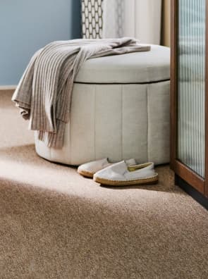 SIDSJÖ beige footstool