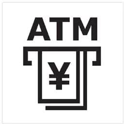 Sign for ATM.