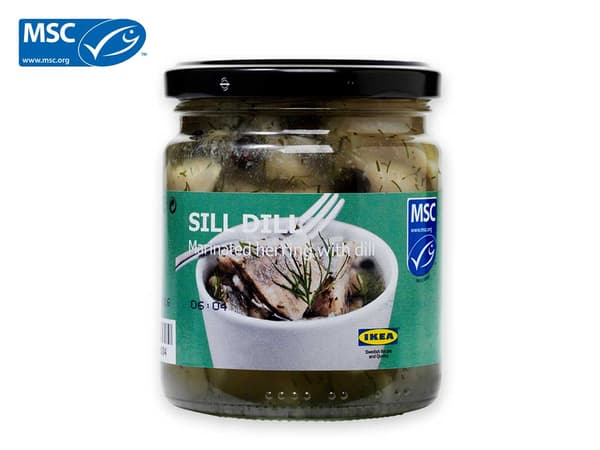 SILL DILL Marinated herring in dill, 250g