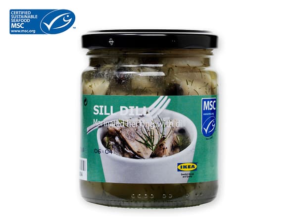 SILL DILL Marinated herring in dill, 250g