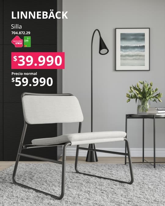 Silla LINNEBÄCK con oportunidad única con tu CMR
