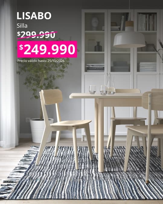 Silla LISABO en un comedor
