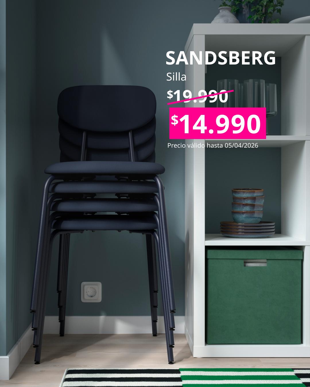 Silla sandsberg a precio black