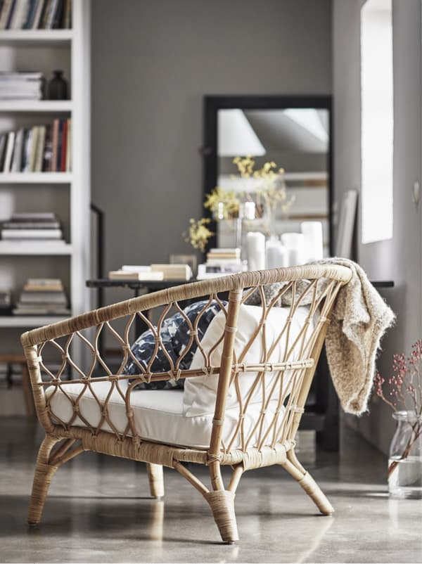 Sillones de mimbre y ratán
