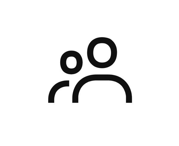 Símbolo de redes sociales.