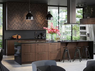 Wood Kitchen - Oak Kitchen - Brown Kitchen - IKEA