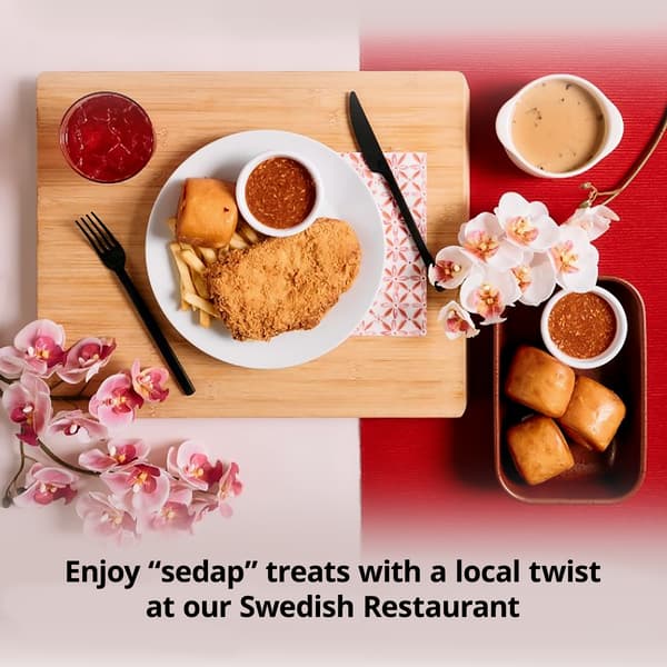 Singapore-inspired dishes and desserts at the IKEA Swedish Restaurant