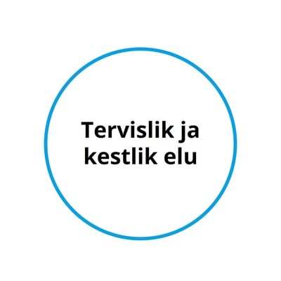 Sinise joonega tõmmatud ringi sees on tekst 