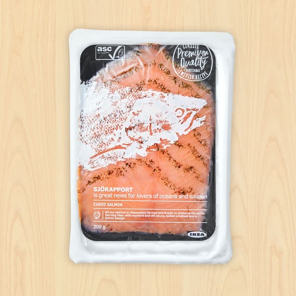 SJORAPPORT Cured Salmon