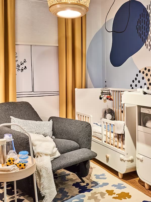 Skandynawskie wnętrze dla malucha.