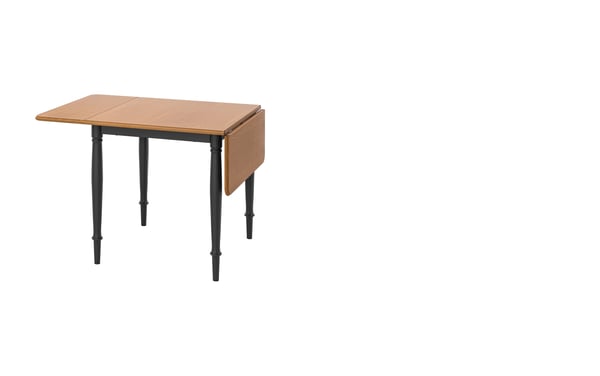 Sklápěcí stůl, dýha borovice/černá