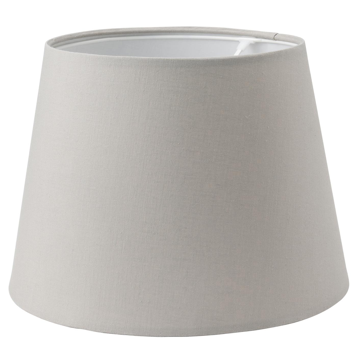 SKOTTORP light gray lamp shade.